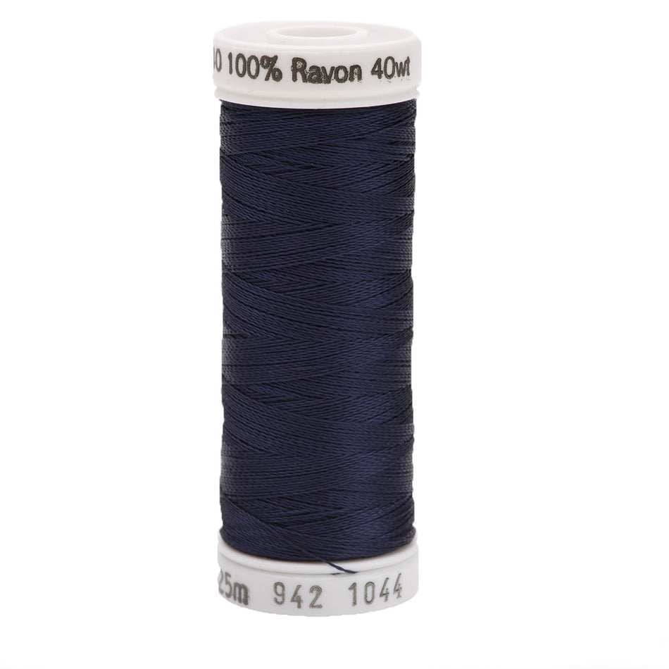 Sulky Rayon 40wt Thread 1044 Midnight Blue  250yd Spool