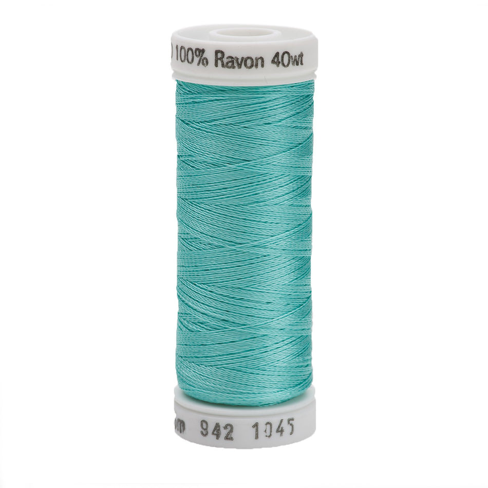 Sulky Rayon 40wt Thread 1045 Light Teal  250yd Spool