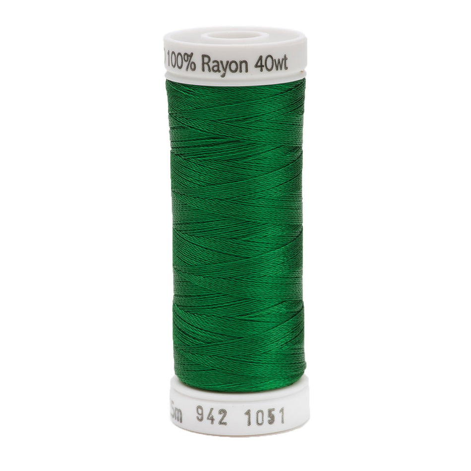 Sulky Rayon 40wt Thread 1051 Xmas Green  250yd Spool