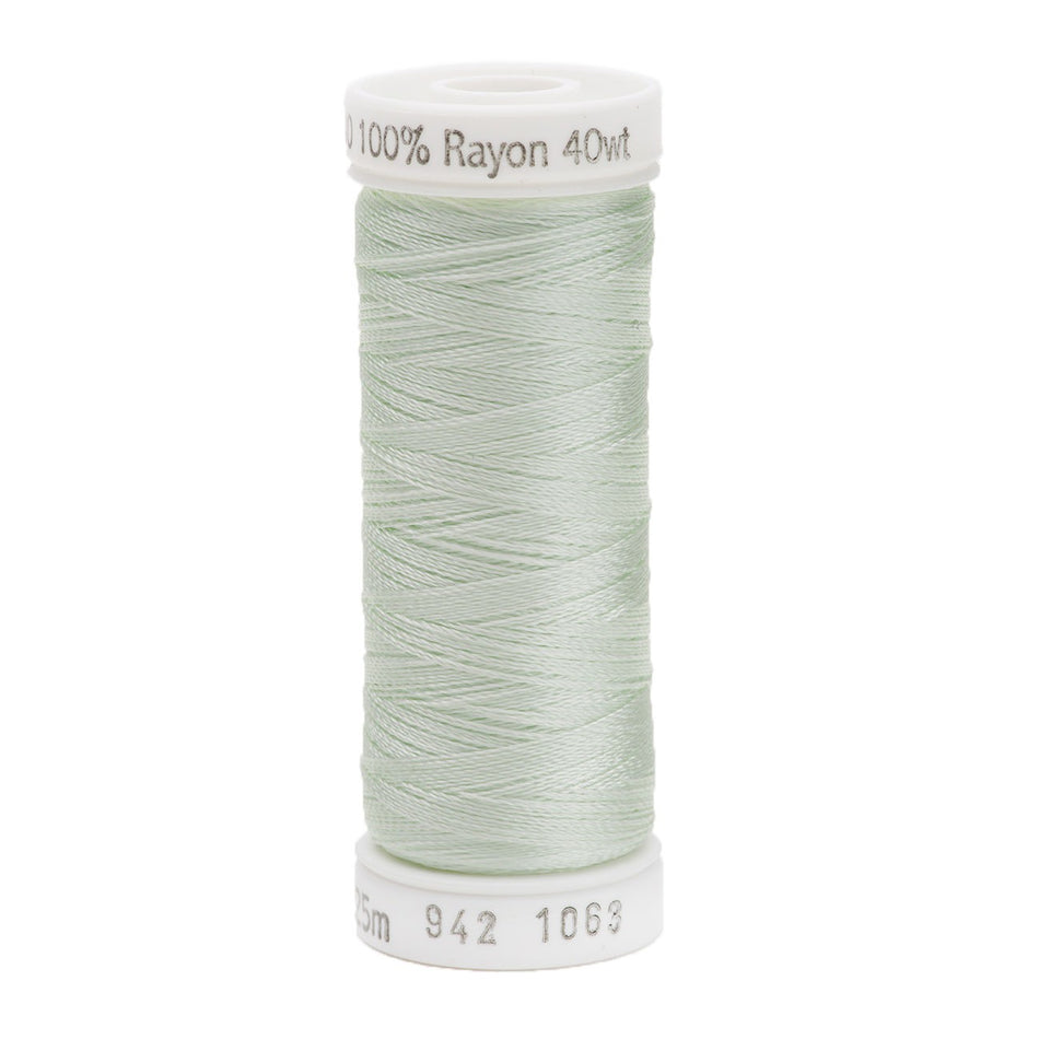 Sulky Rayon 40wt Thread 1063 Pale Yellow Green  250yd Spool