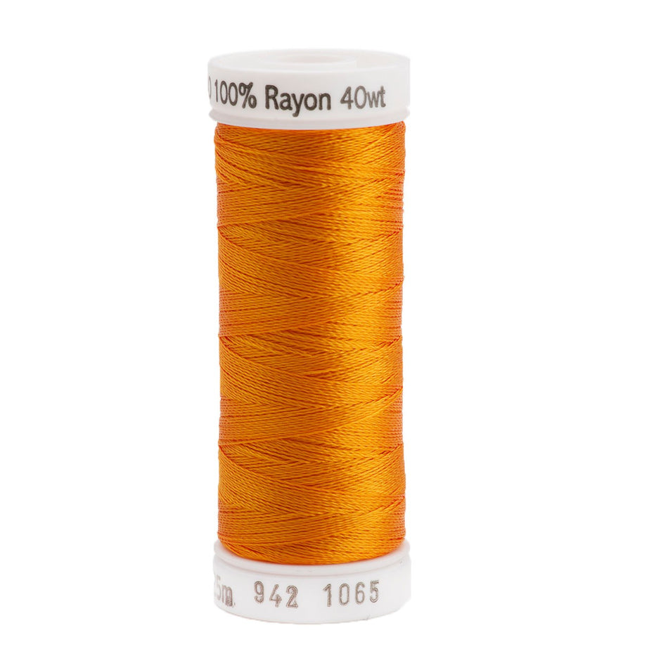 Sulky Rayon 40wt Thread 1065 Orange Yellow  250yd Spool