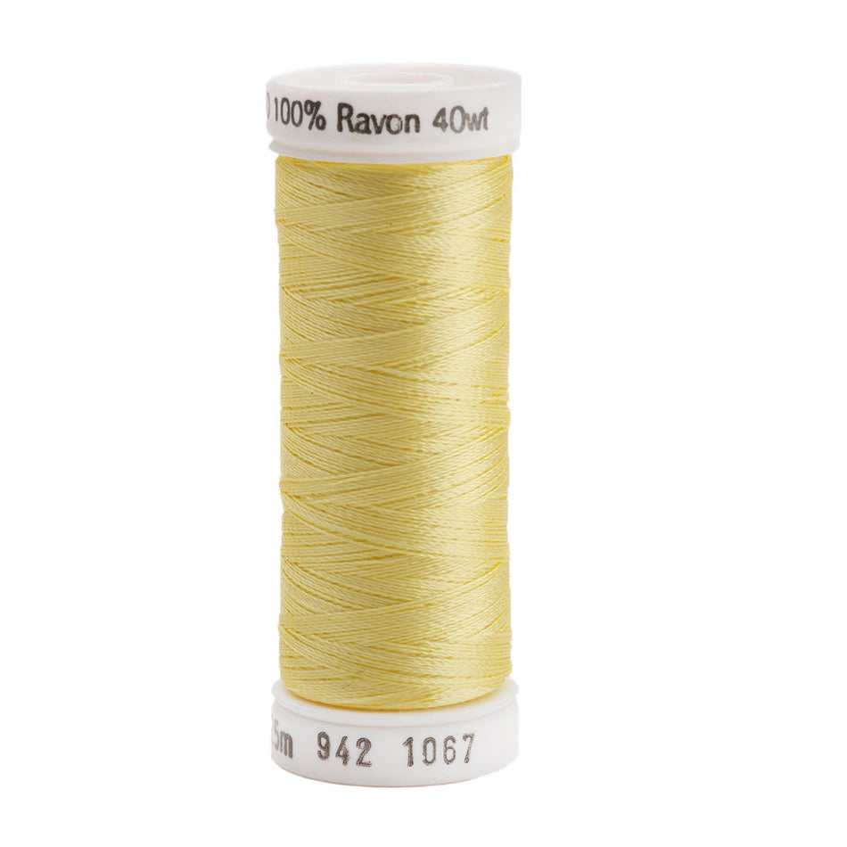 Sulky Rayon 40wt Thread 1067 Lemon Yellow  250yd Spool