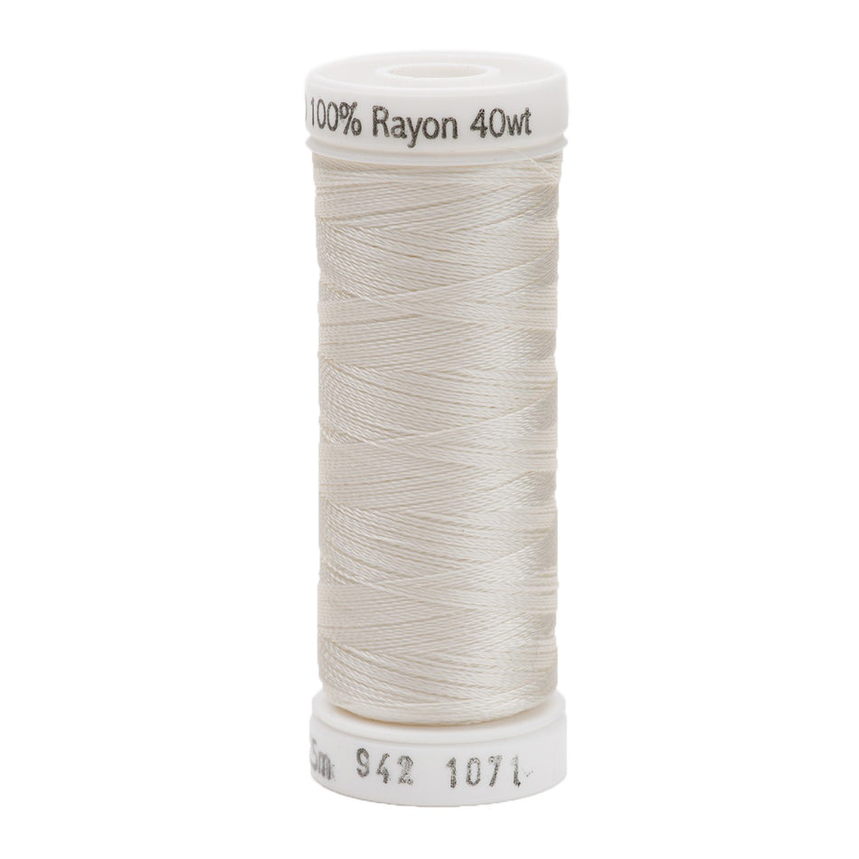 Sulky Rayon 40wt Thread 1071 Off White  250yd Spool