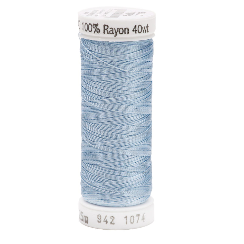 Sulky Rayon 40wt Thread 1074 Pale Powder Blue  250yd Spool
