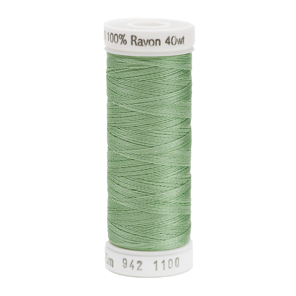 Sulky Rayon 40wt Thread 1100 Light Grass Green  250yd Spool