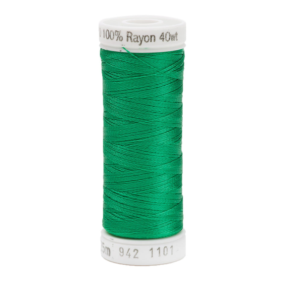 Sulky Rayon 40wt Thread 1101 True Green  250yd Spool