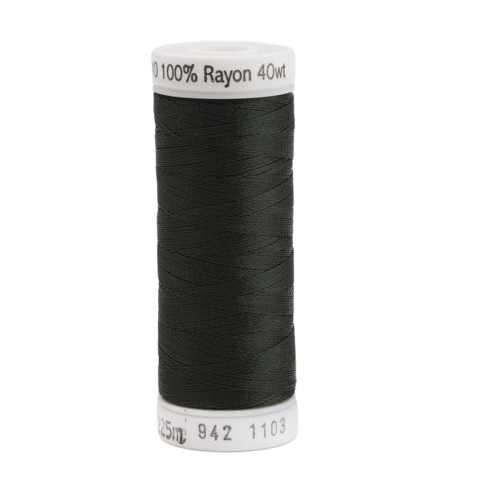 Sulky Rayon 40wt Thread 1103 Dark Khaki  250yd Spool