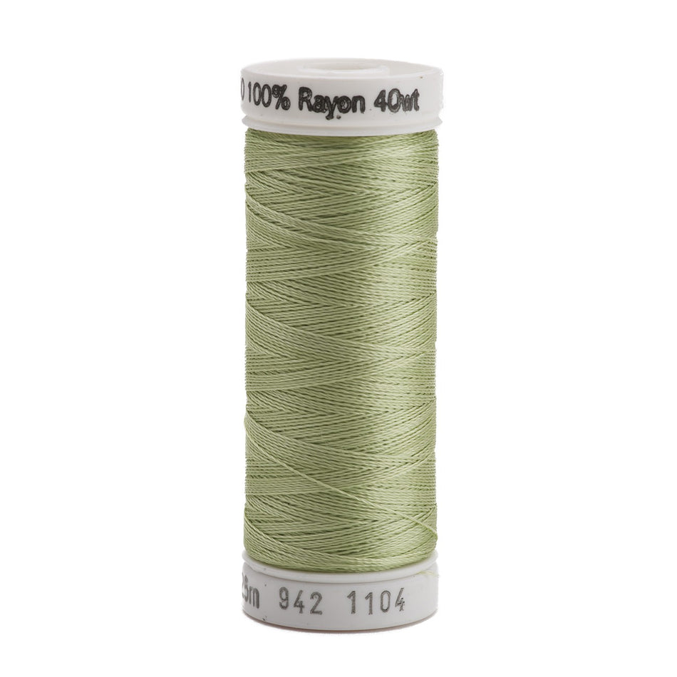 Sulky Rayon 40wt Thread 1104 Pastel Yellow Green  250yd Spool