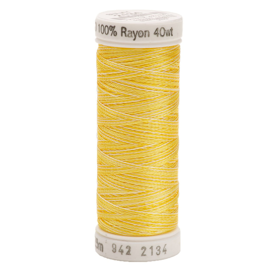 Sulky Variegated 40wt Rayon Thread 2134 Golden Yellow   250yd
