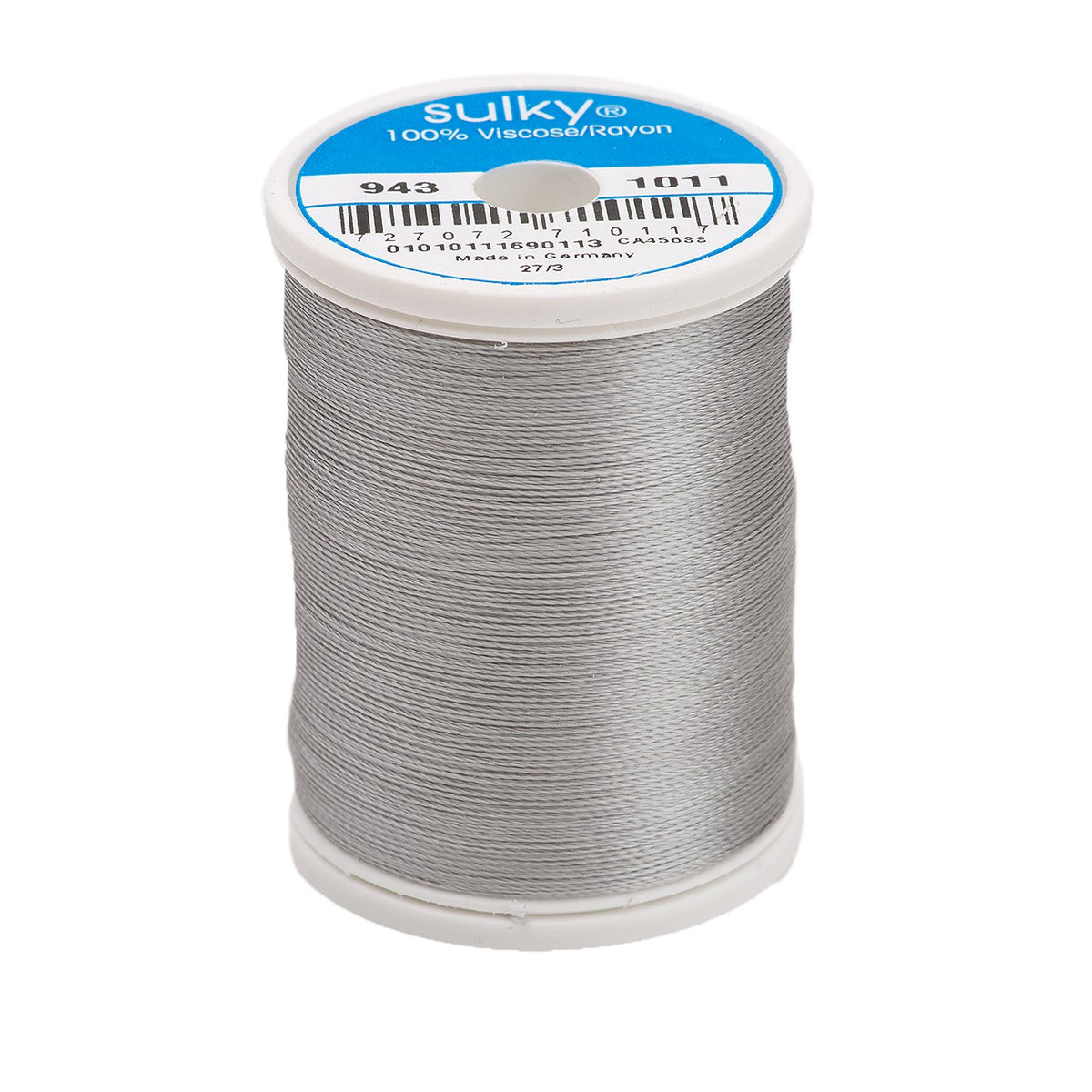 Sulky Rayon 40wt Thread 1011 Steel Gray  850yd Spool