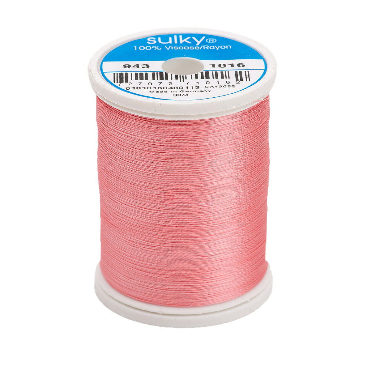 Sulky Rayon 40wt Thread 1016 Pastel Coral  850yd Spool