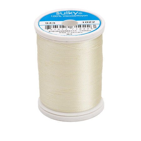 Sulky Rayon 40wt Thread 1022 Cream  850yd Spool