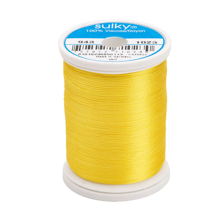 Sulky Rayon 40wt Thread 1023 Yellow  850yd Spool