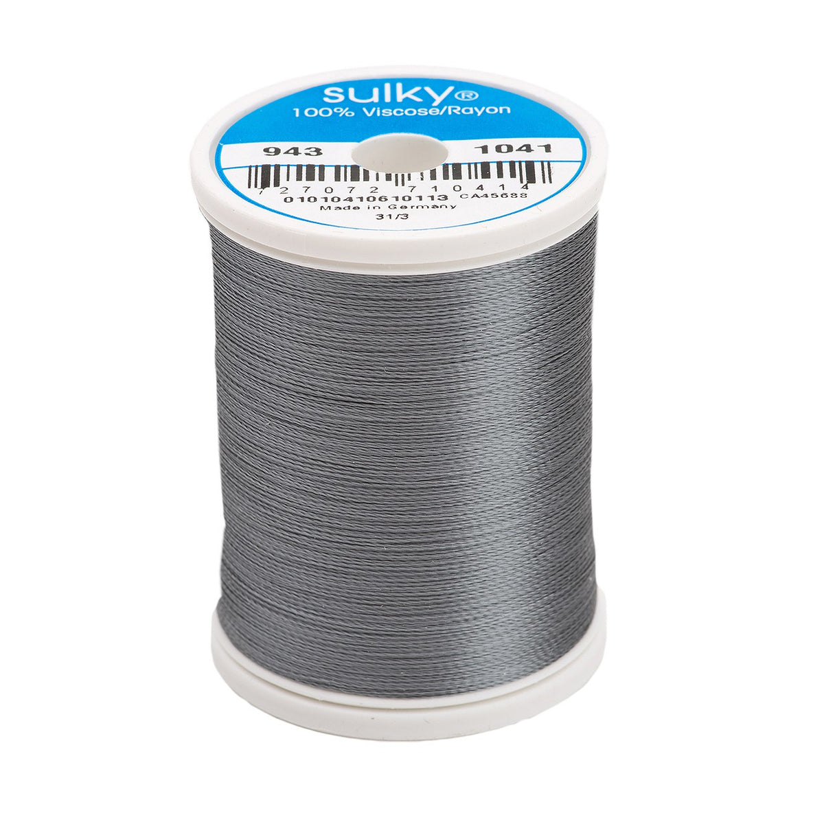 Sulky Rayon 40wt Thread 1041 Medium Dark Gray  850yd Spool