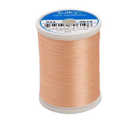 Sulky Rayon 40wt Thread 0619 Dusty Peach  850yd Spool
