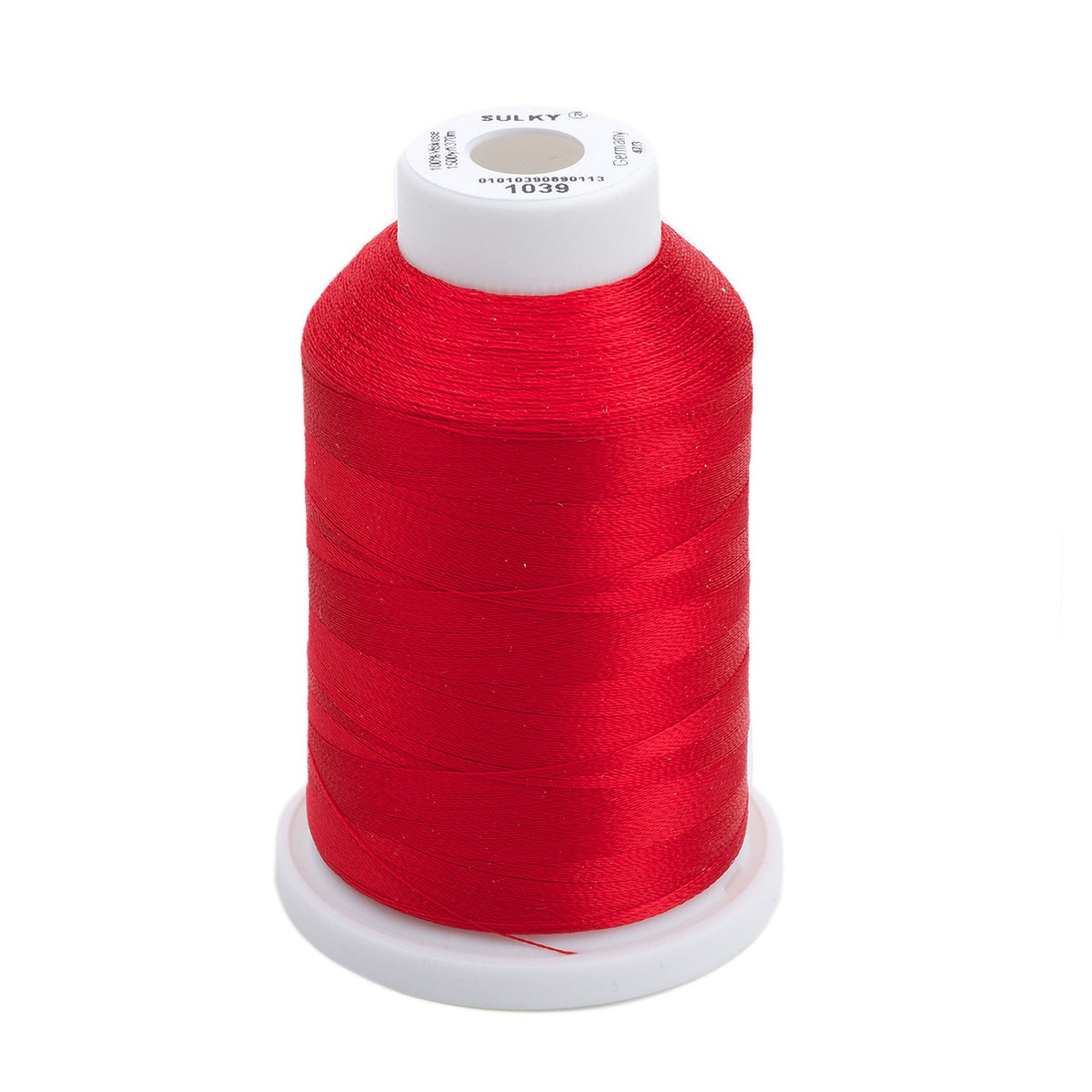 Sulky Rayon 40wt Thread 1039 True Red  1500yd Spool