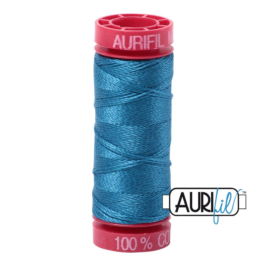 1125 Medium Teal  - Aurifil 12wt Thread 54yd/50m