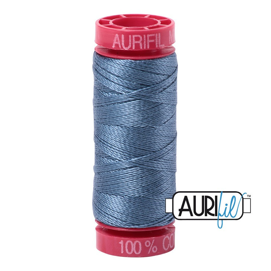 1126 Blue Grey  - Aurifil 12wt Thread 54yd/50m