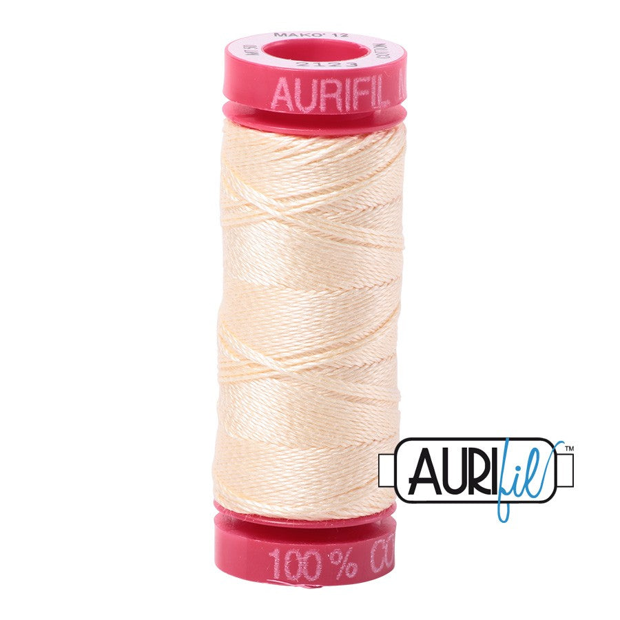 2123 Butter  - Aurifil 12wt Thread 54yd/50m