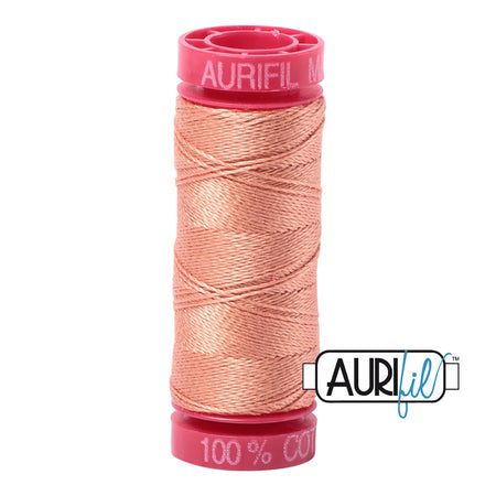 2215 Peach  - Aurifil 12wt Thread 54yd/50m