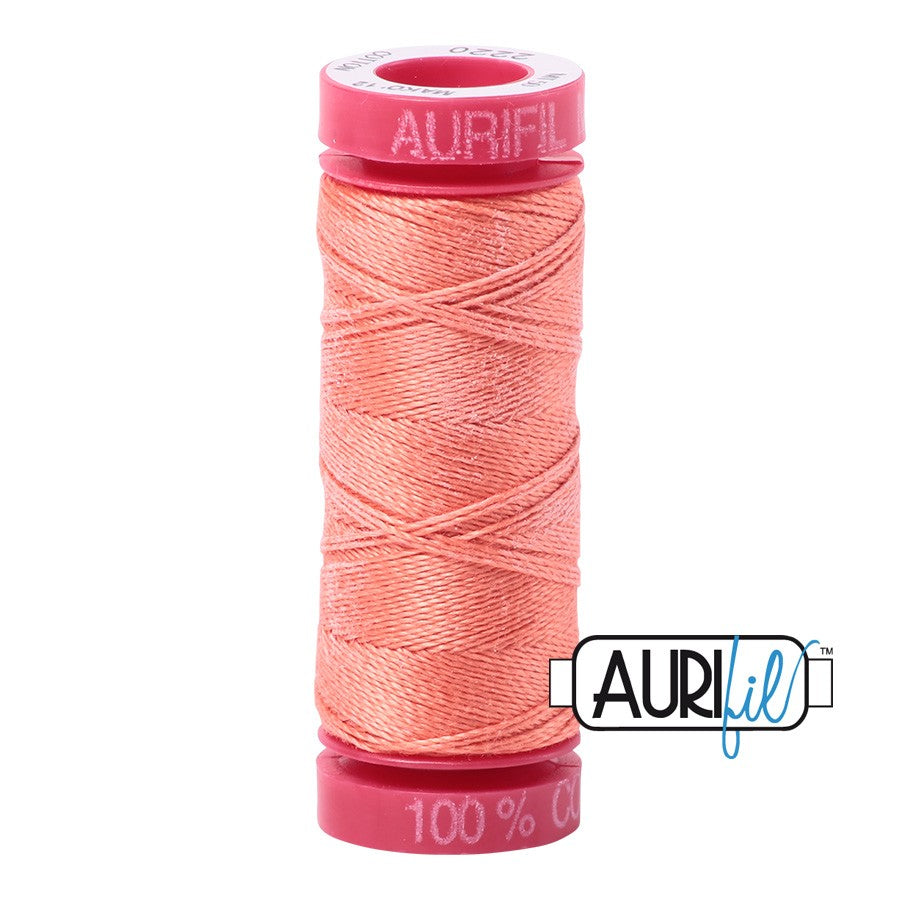 2220 Light Salmon  - Aurifil 12wt Thread 54yd/50m