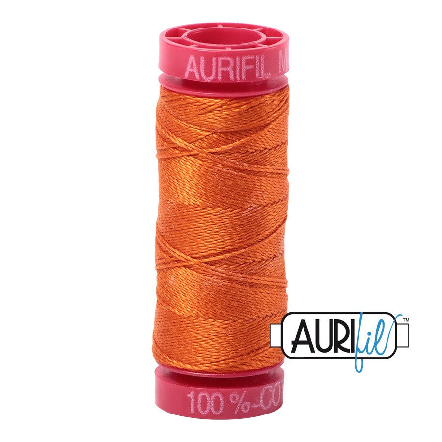 2235 Orange  - Aurifil 12wt Thread 54yd/50m