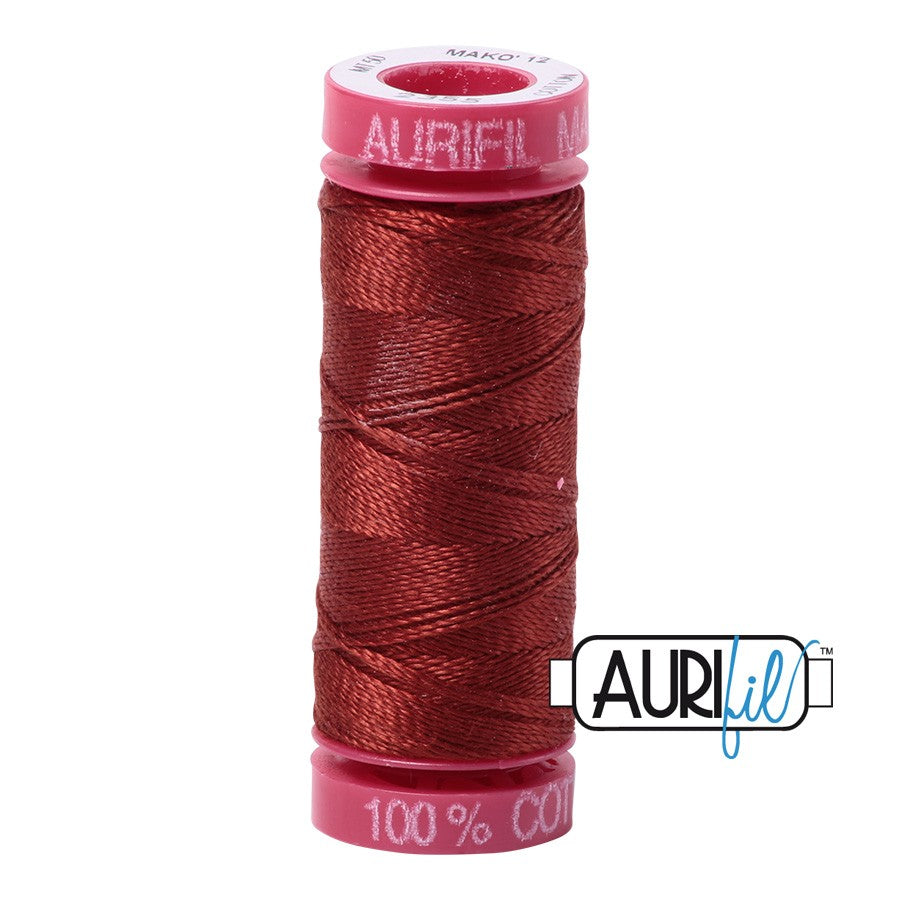 2355 Rust  - Aurifil 12wt Thread 54yd/50m