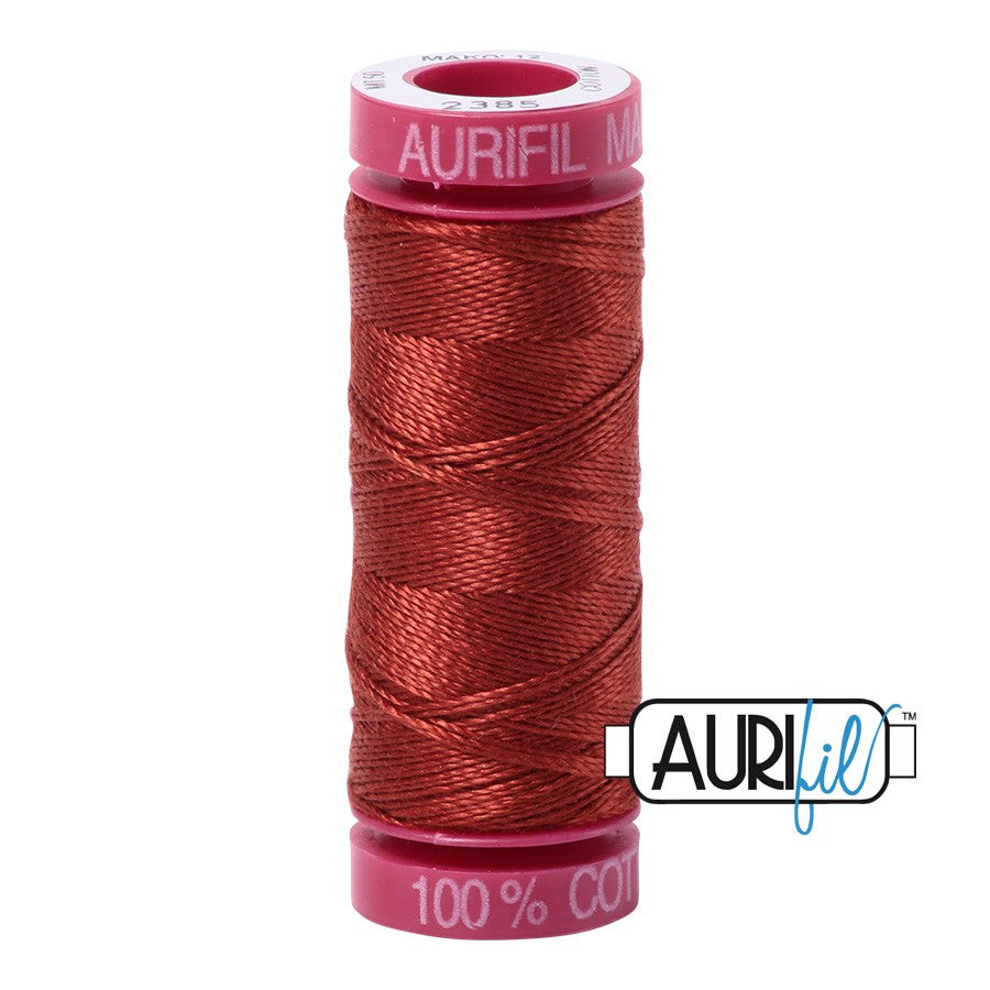 2385 Terracotta  - Aurifil 12wt Thread 54yd/50m