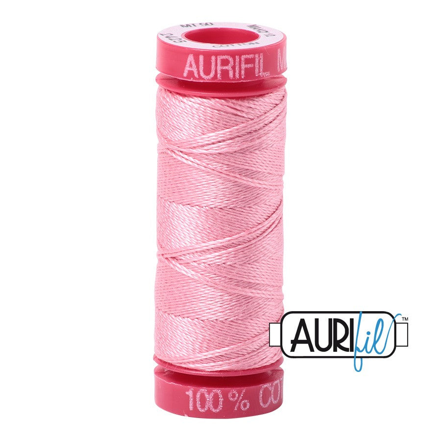 2425 Bright Pink  - Aurifil 12wt Thread 54yd/50m