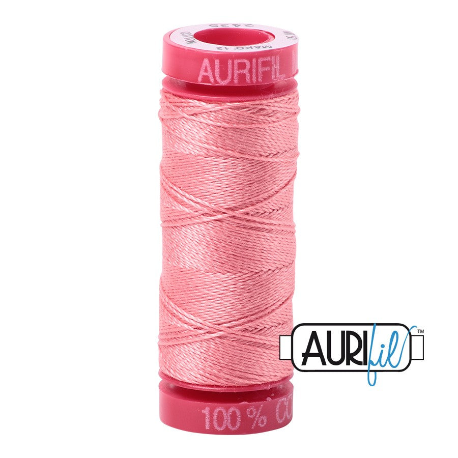 2435 Peachy Pink  - Aurifil 12wt Thread 54yd/50m