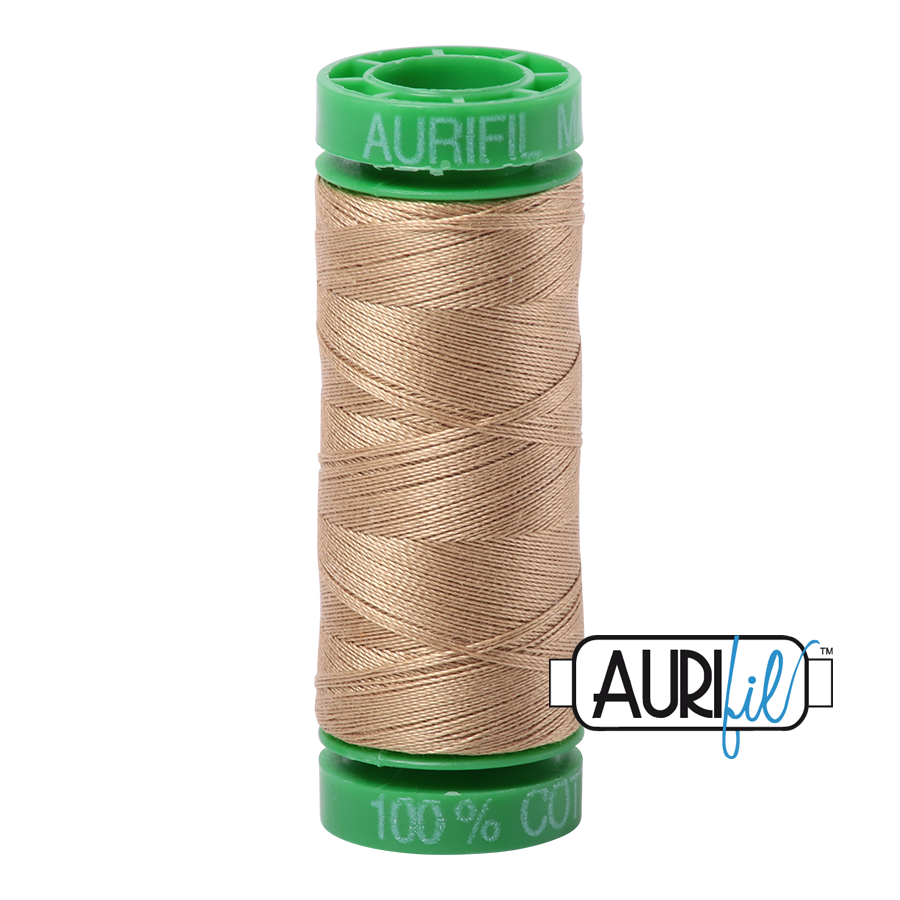 5010 Beige  - Aurifil 40wt Thread 150yd