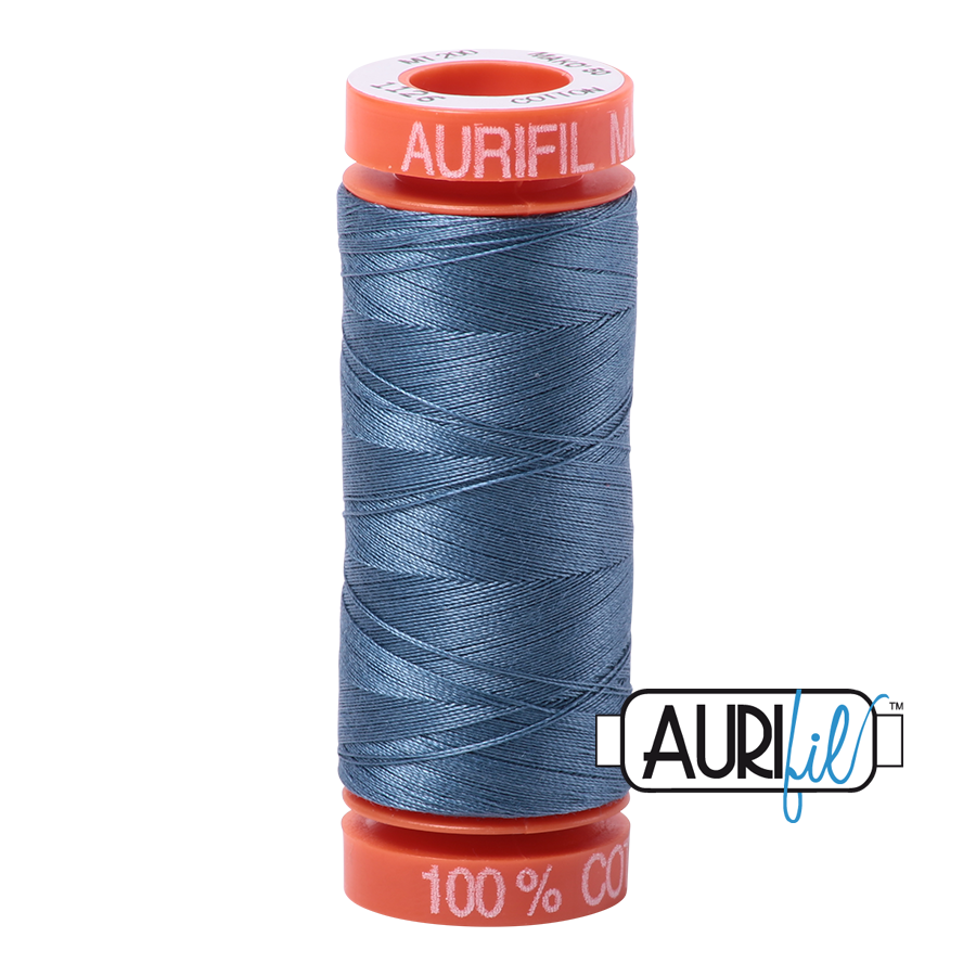 1126 Blue Grey  - Aurifil 50wt Thread 220yd