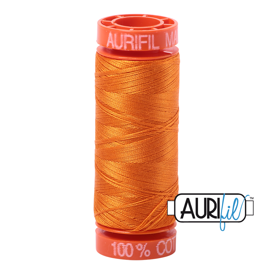 1133 Bright Orange  - Aurifil 50wt Thread 220yd