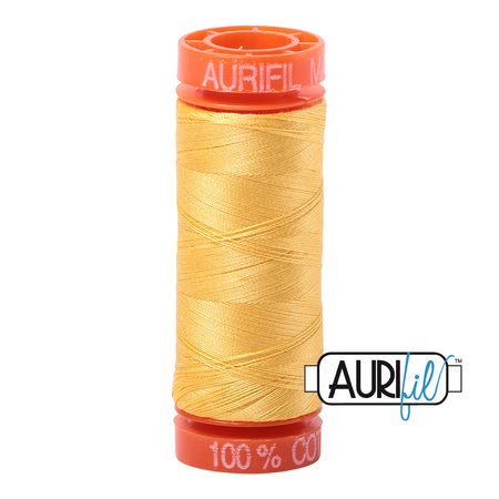 1135 Pale Yellow  - Aurifil 50wt Thread 220yd