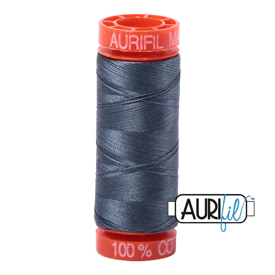 1158 Medium Grey  - Aurifil 50wt Thread 220yd
