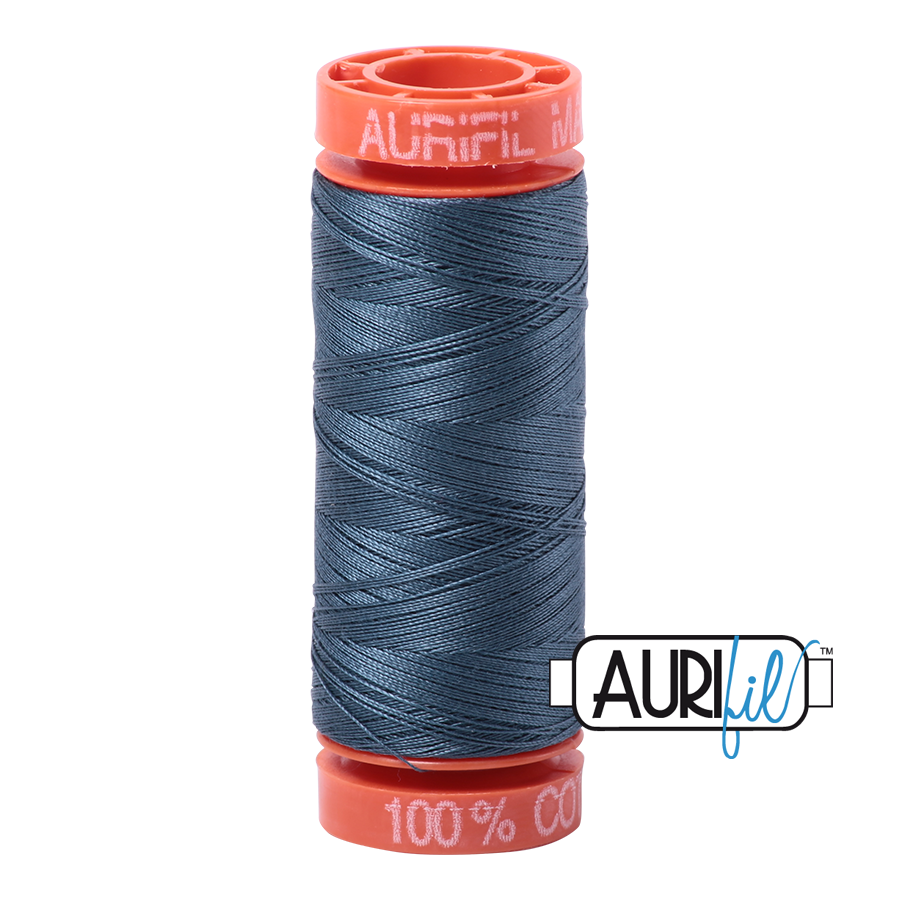 1310 Medium Blue Grey  - Aurifil 50wt Thread 220yd