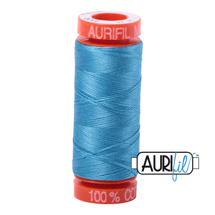 1320 Medium Teal  - Aurifil 50wt Thread 220yd