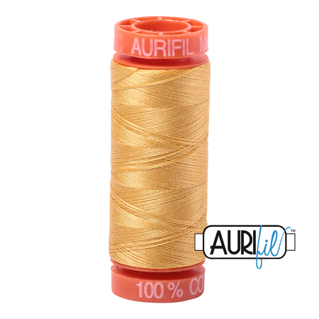 2134 Spun Gold  - Aurifil 50wt Thread 220yd