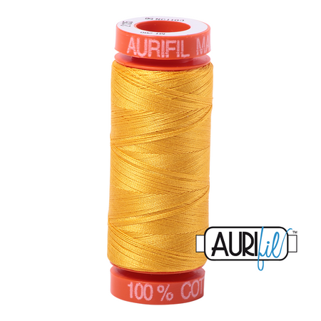 2135 Yellow  - Aurifil 50wt Thread 220yd