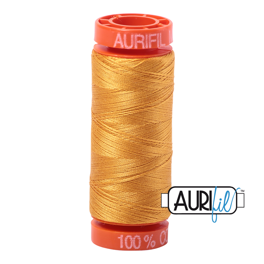 2140 Mustard  - Aurifil 50wt Thread 220yd