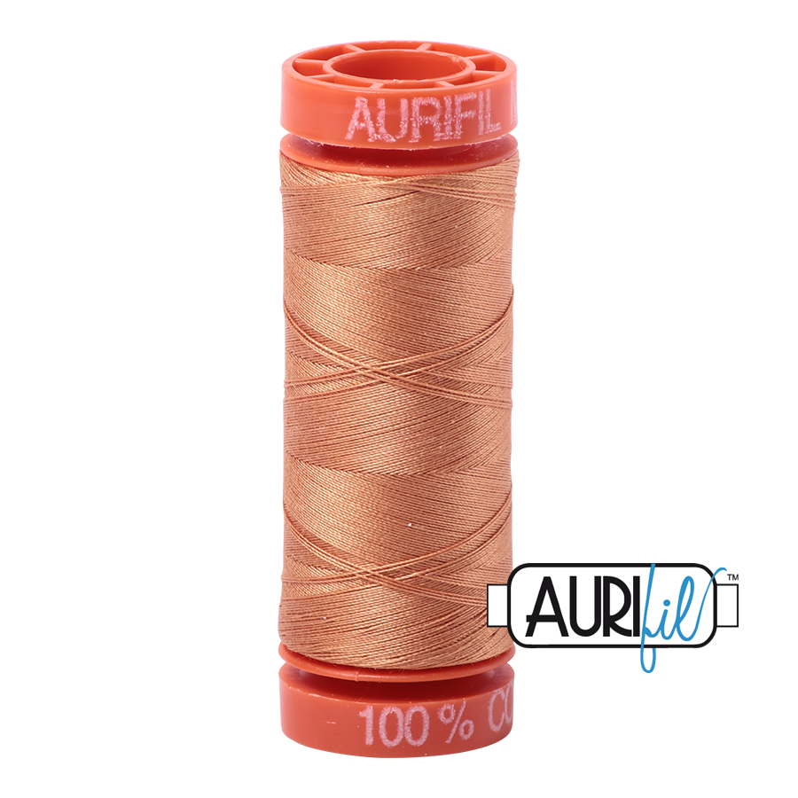 2210 Caramel  - Aurifil 50wt Thread 220yd
