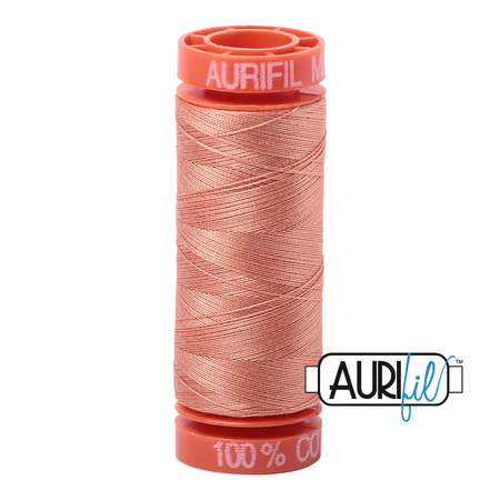 2215 Peach  - Aurifil 50wt Thread 220yd