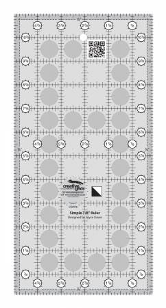 Creative Grids Simple 7/8 Triangle Maker Quilt Rul CGR78