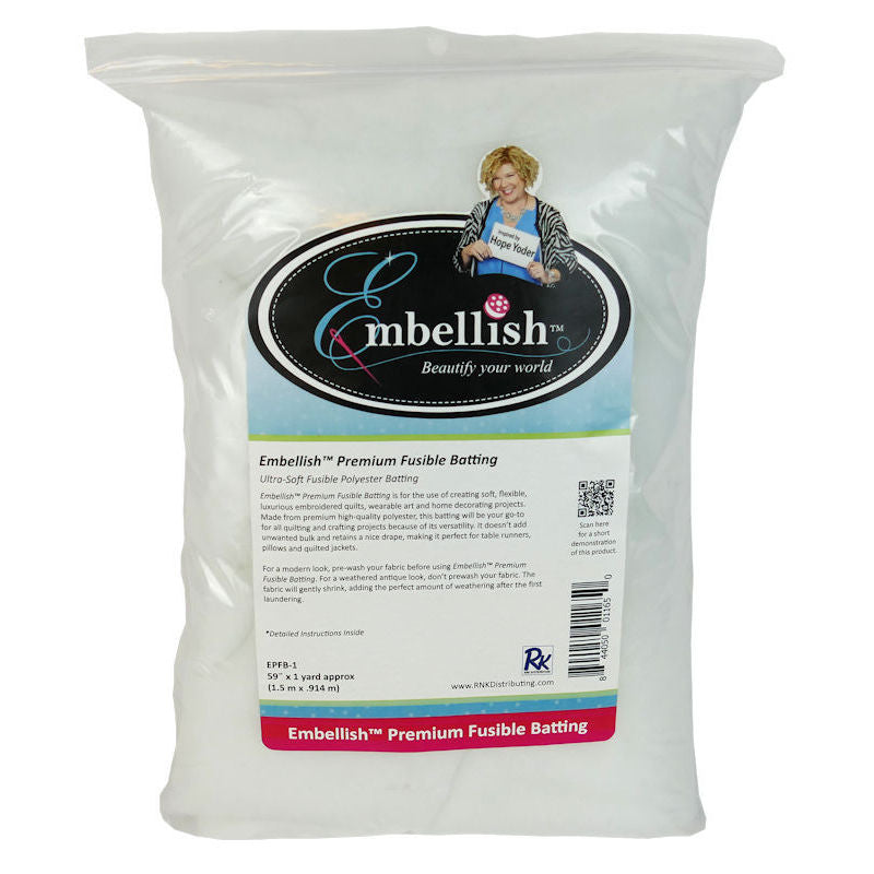Embellish Premium Fusible Batting 60in x 1yd CLEARANCE