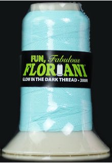 Floriani Glow In The Dark Thread GL07 Blue  300m