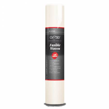 OESD Fusible Woven Cutaway White Stabilizer