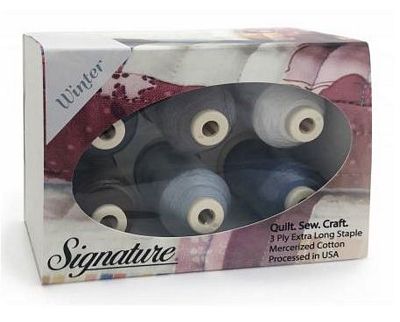 Signature 50wt Cotton 6 Spool Collection Winter KT00420001