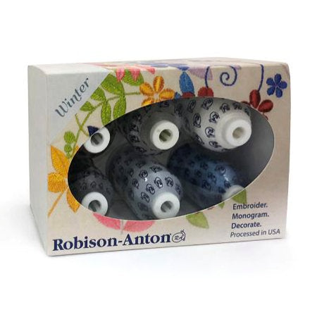 Robison Anton 40wt Rayon 6 Spool Set Winter KT00654001