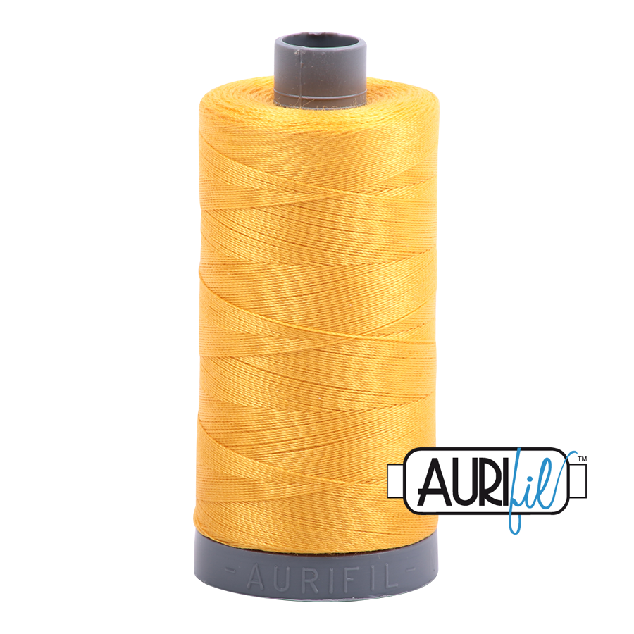 2135 Yellow  - Aurifil 28wt Thread 820yd Spool