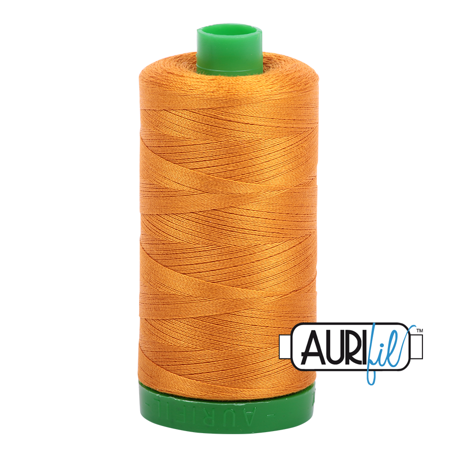 2145 Yellow Orange  - Aurifil 40wt Thread 1094yd